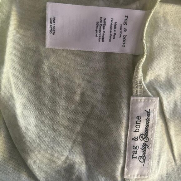 rag & bone Summer Leaf T-Shirt Size XS NWT $118 - Picture 5 of 6